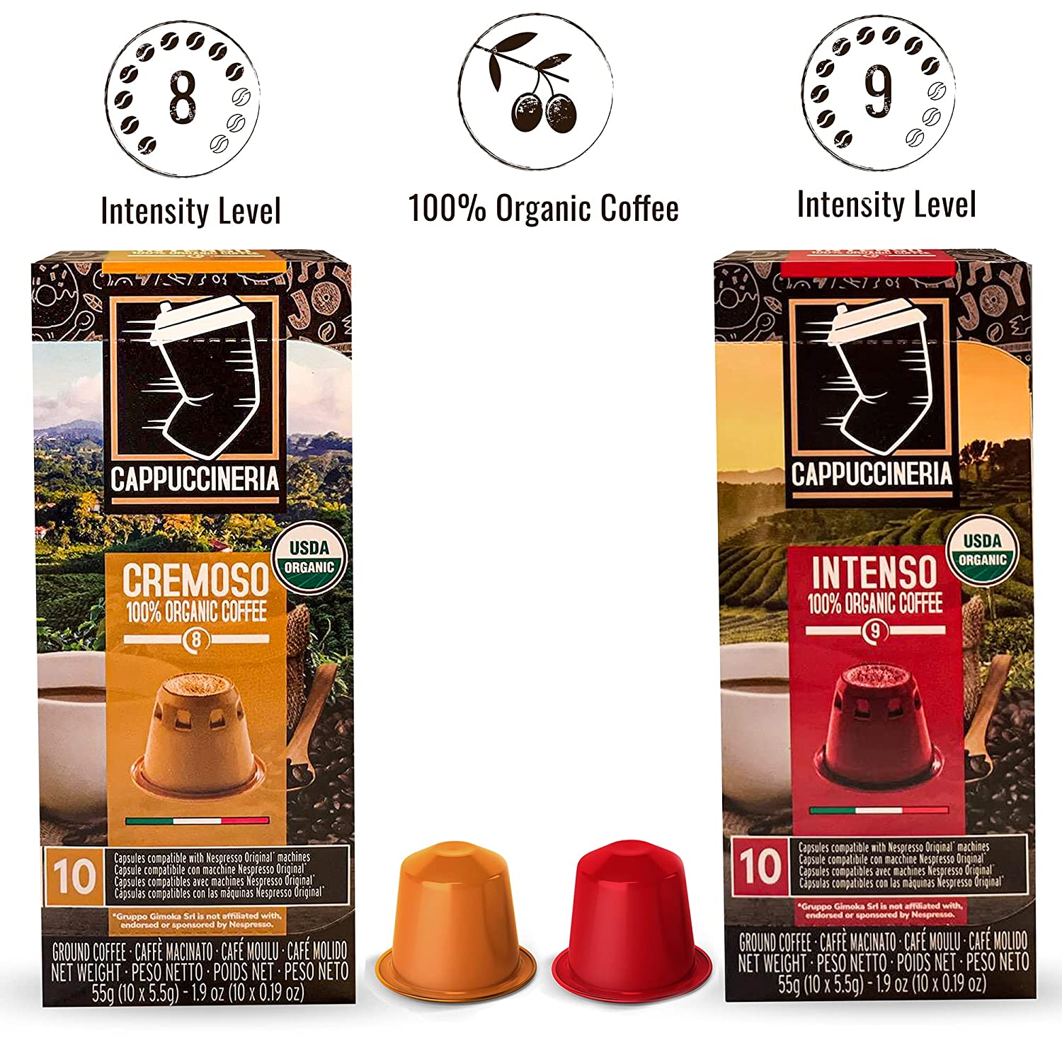 Capsules café compatibles Nespresso